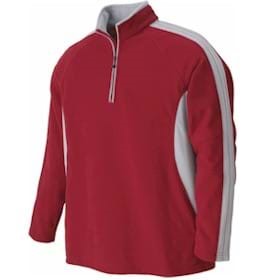North End Recycled Polyester Half Zip Fleece Top